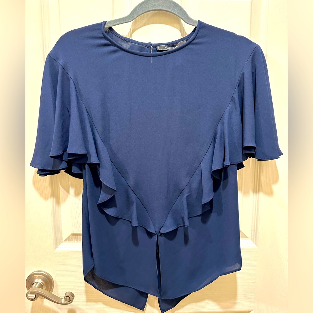 BCBGMAXAZRIA Dark Navy blouse